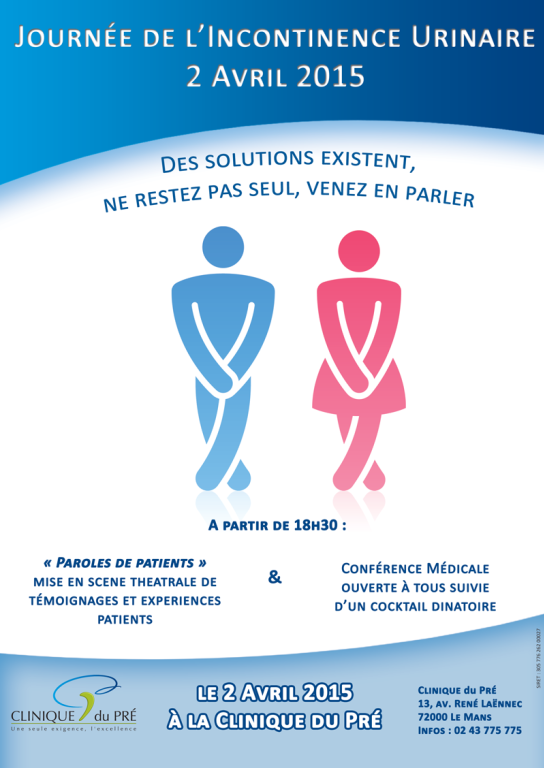 Journée de l'incontinence urinaire à la Clinique du Pré